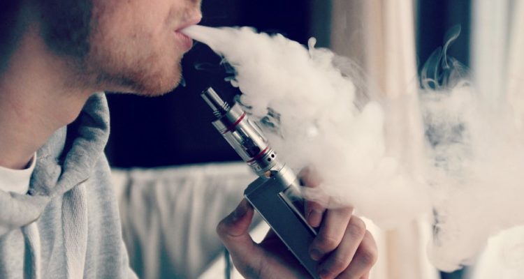 guy using vape